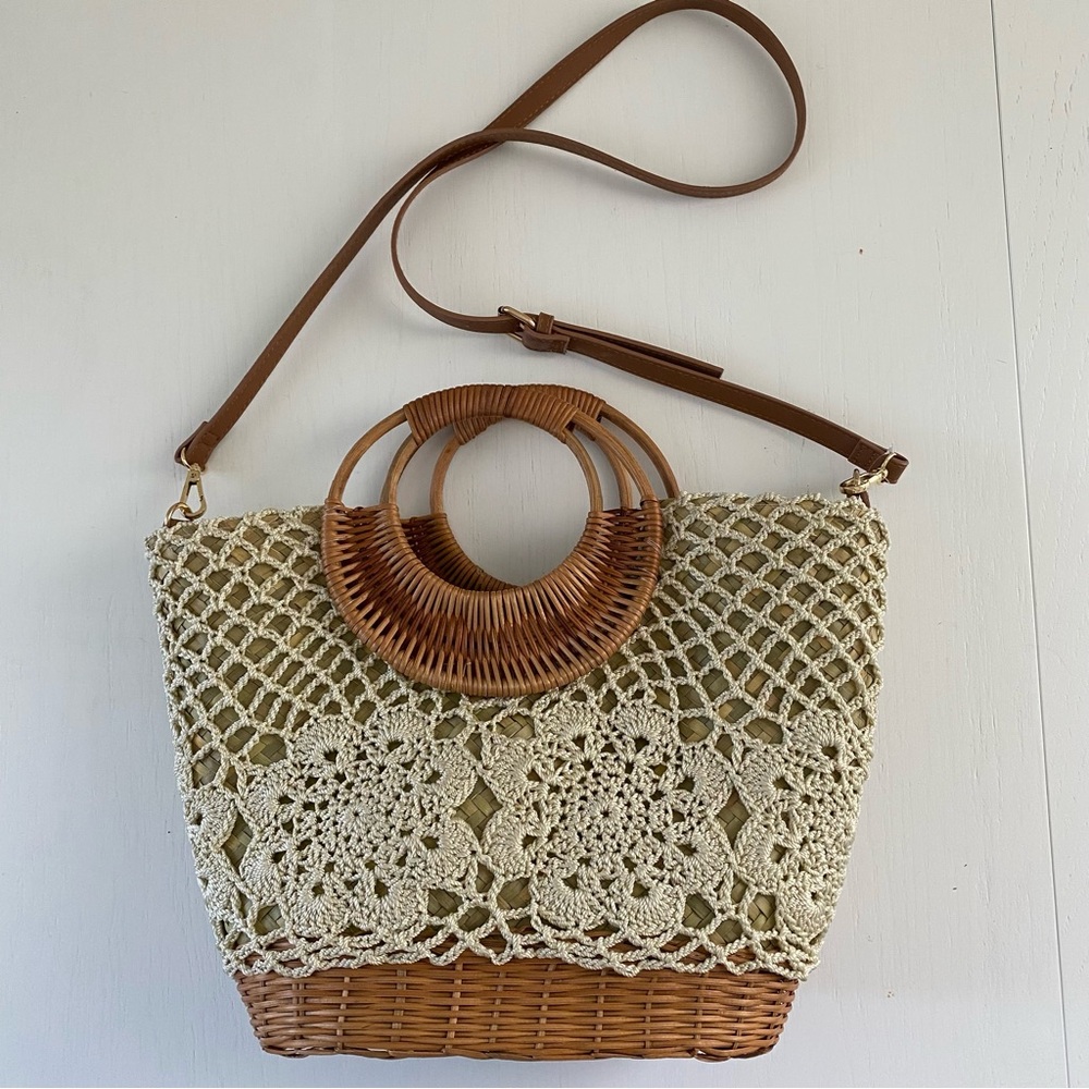 Cindyy Crochet crossbody from INC International Concepts